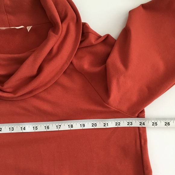 Soft Surroundings “Valerie” Cowl Neck Coral Size 1X - Picture 7 of 9